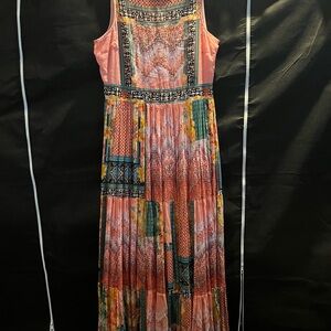 Bohemian Patchwork Maxi Dress